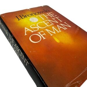 Little Brown The Ascent of Man J. Bronowski Hardcover Book Club Edition 1973